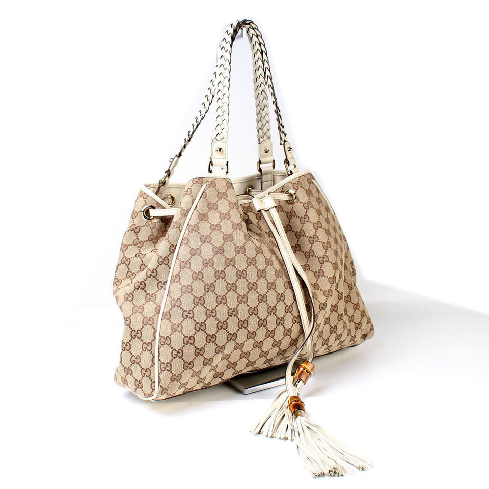 Gucci 170206 Peggy Braided Tote Bag