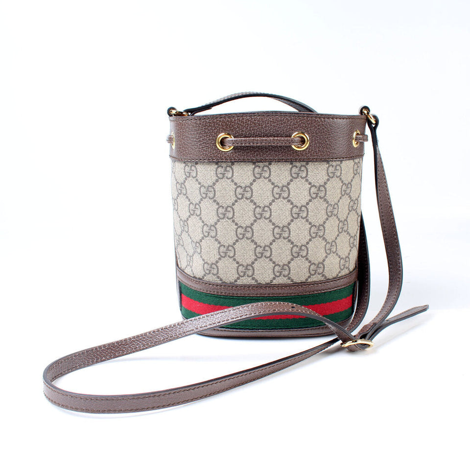 Gucci 550620 GG Supreme Ophidia Mini Bucket Bag