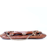 Gucci 131471 Horsebit Chain Clutch Bag