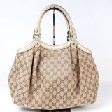 Gucci 211944 Sukey GG Canvas Medium Bag