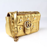 Gucci 446744 Marmont Shoulder Mini Flap Bag