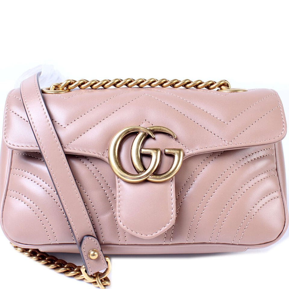 Gucci 446744 Marmont Shoulder Mini Flap Bag