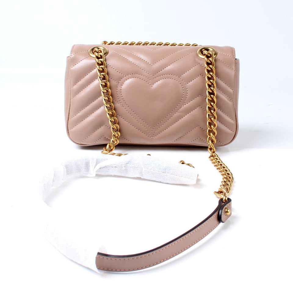 Gucci 446744 Marmont Shoulder Mini Flap Bag