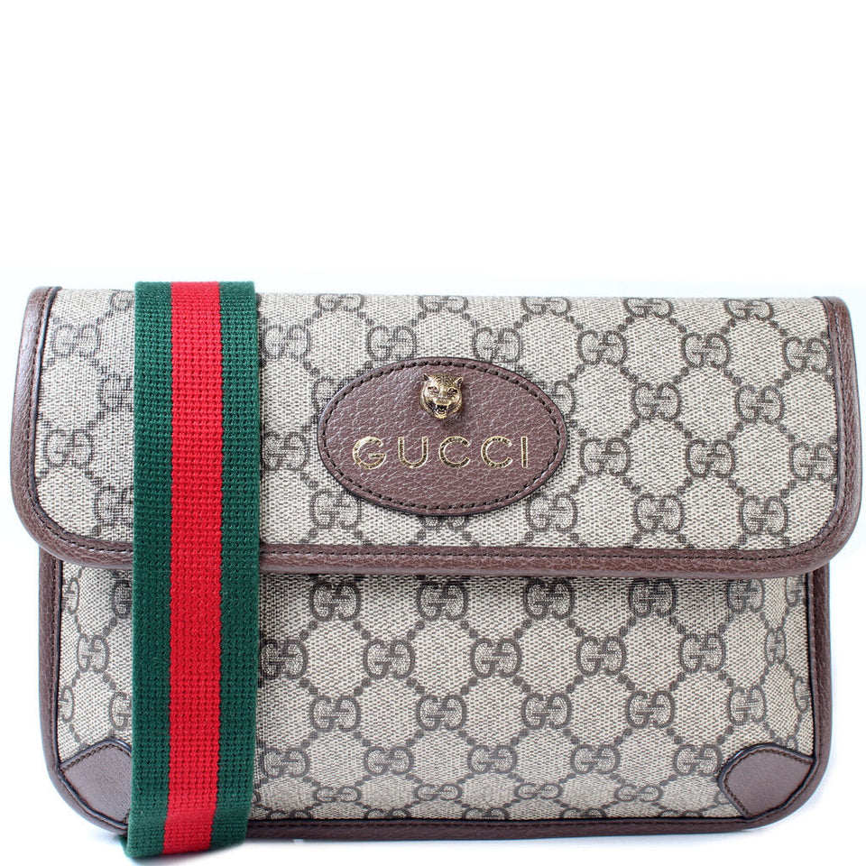 Gucci 493930 GG Supreme Neo Web Belt Bag