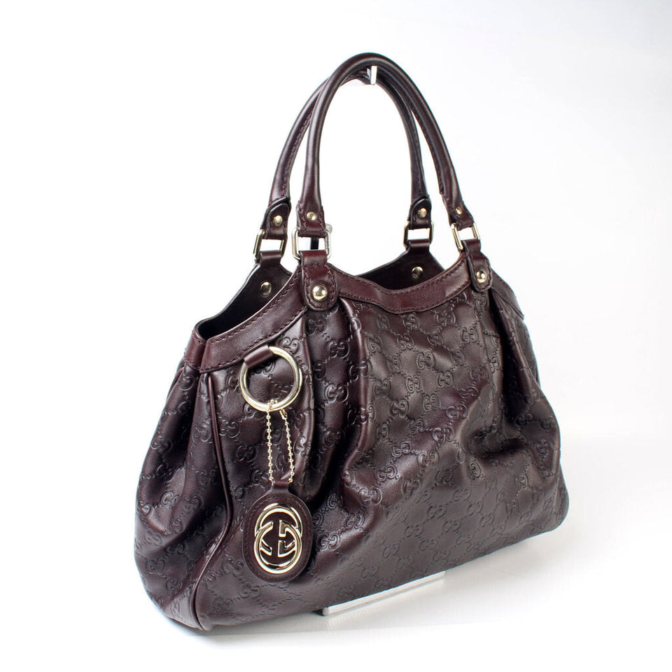 Gucci 211944 Sukey Brown Bag