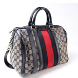 Gucci 247205 Boston Canvas Bag