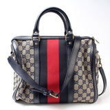 Gucci 247205 Boston Canvas Bag