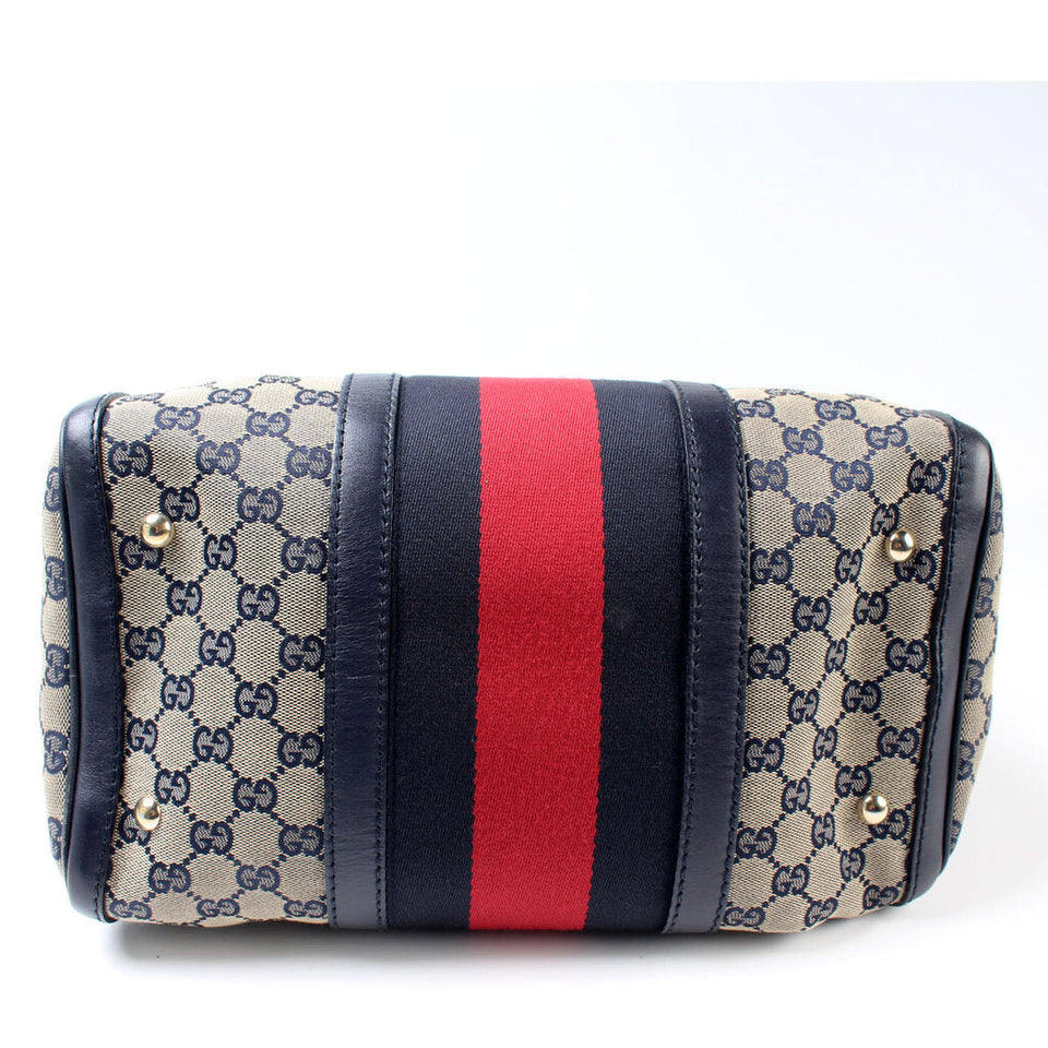 Gucci 247205 Boston Canvas Bag