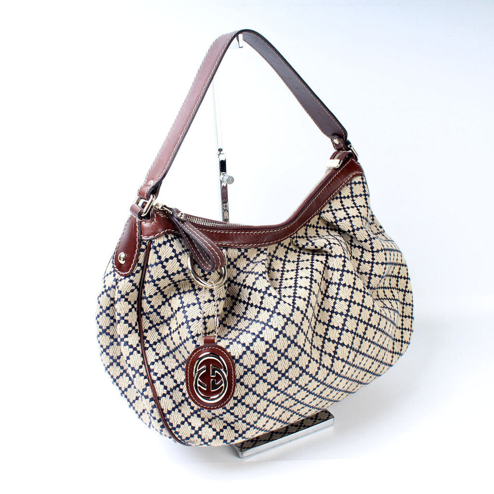 Gucci 232955 Sukey Hobo Diamante Bag