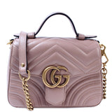 Gucci 5472630 GG Marmont Mini Top Handle Bag
