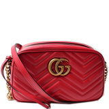 Gucci 447632 Marmont Small Leather Camera Bag