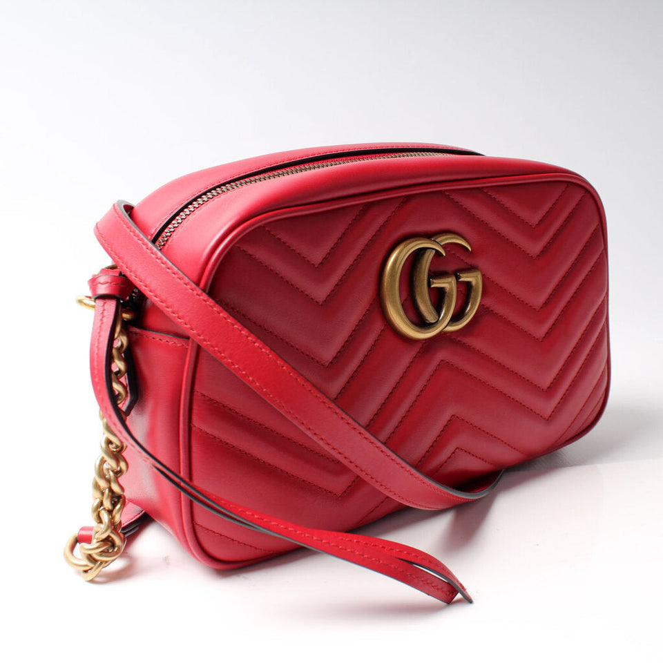 Gucci 447632 Marmont Small Leather Camera Bag