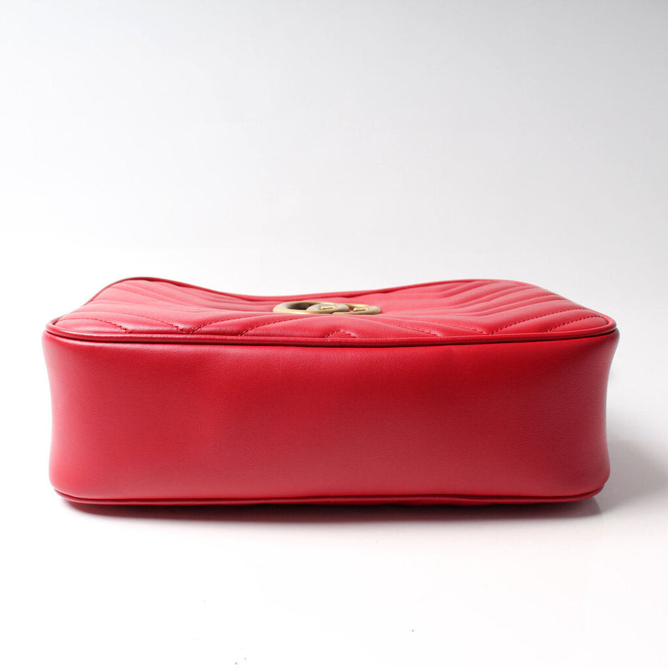 Gucci 447632 Marmont Small Leather Camera Bag