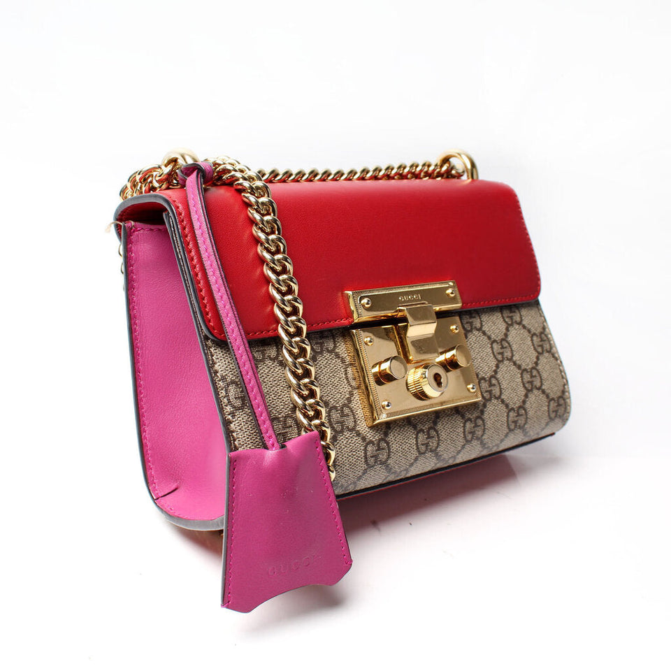 Gucci 409487 Padlock GG Supreme Bag