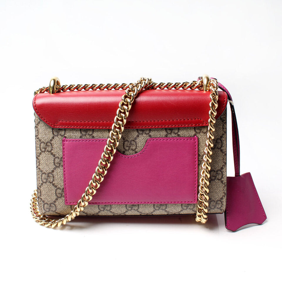 Gucci 409487 Padlock GG Supreme Bag