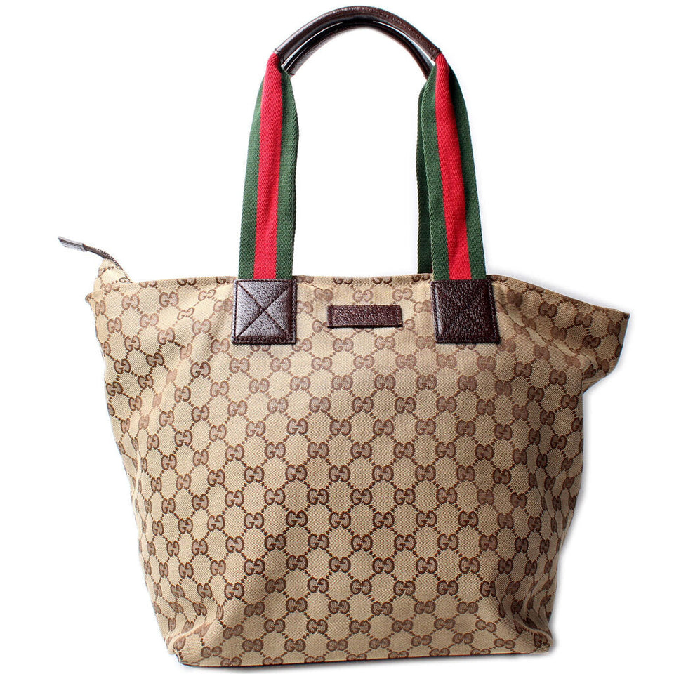 Gucci 131231 Web Handle Tote Bag