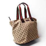 Gucci 131231 Web Handle Tote Bag
