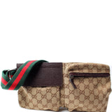 Gucci 28566 GG Cavas Waist Bag