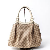 Gucci 211944 Sukey GG Canvas Bag