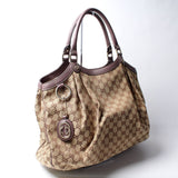 Gucci 211943 Sukey GG Canvas Large Bag