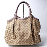 Gucci 211943 Sukey GG Canvas Large Bag