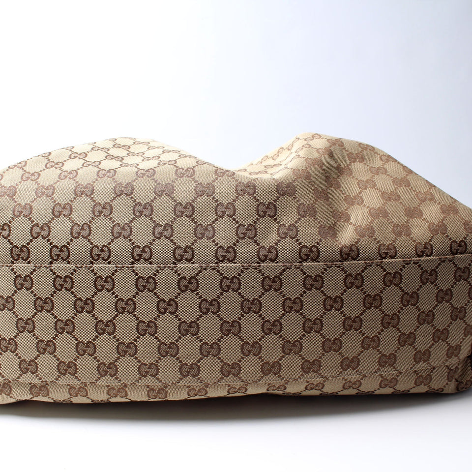 Gucci 211943 Sukey GG Canvas Large Bag