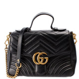Gucci 498110 GG Marmont Small Top Handle Bag