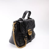 Gucci 498110 GG Marmont Small Top Handle Bag