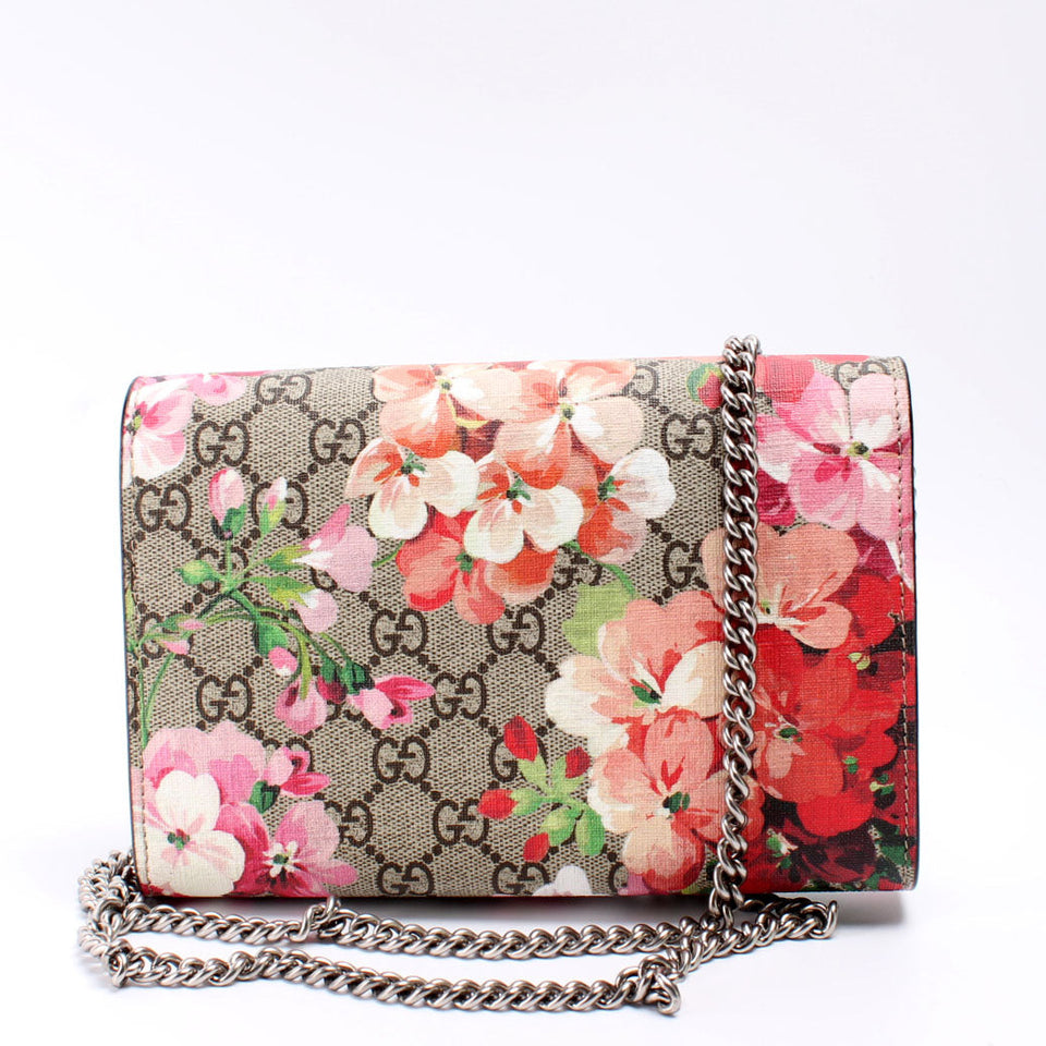 Gucci 401231 Dionysus Blooms Mini Wallet Bag