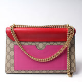 Gucci 409486 Padlock GG Supreme Shoulder Medium Bag