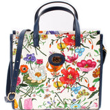 Gucci 550141 Canvas Floral Tote Medium Bag