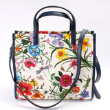 Gucci 550141 Canvas Floral Tote Medium Bag