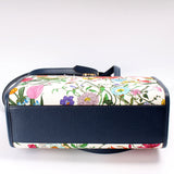 Gucci 550141 Canvas Floral Tote Medium Bag