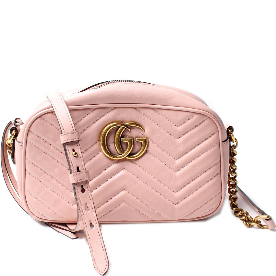 Gucci 447632 Marmont Small Leather Camera Bag