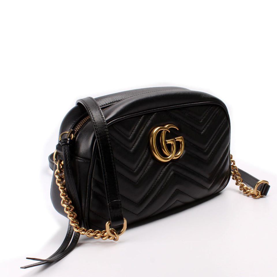 Gucci 447632 Marmont Small Leather Camera Bag