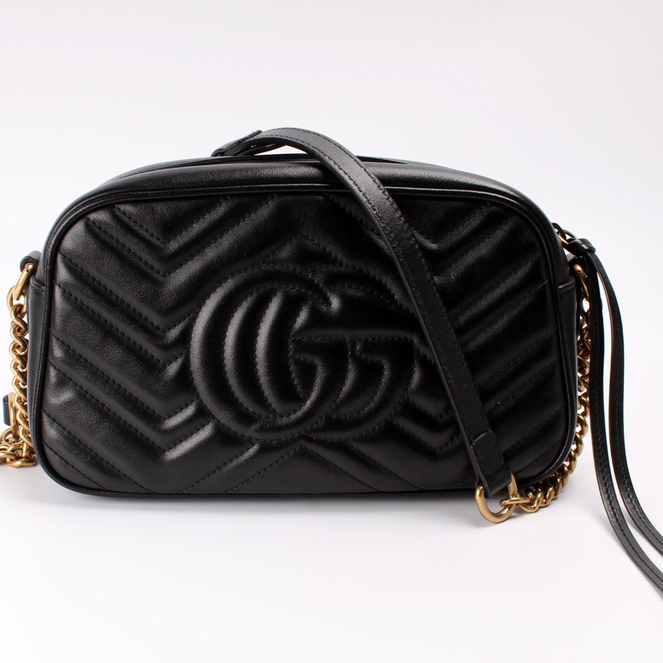 Gucci 447632 Marmont Small Leather Camera Bag