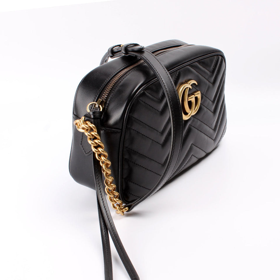 Gucci 447632 Marmont Small Leather Camera Bag