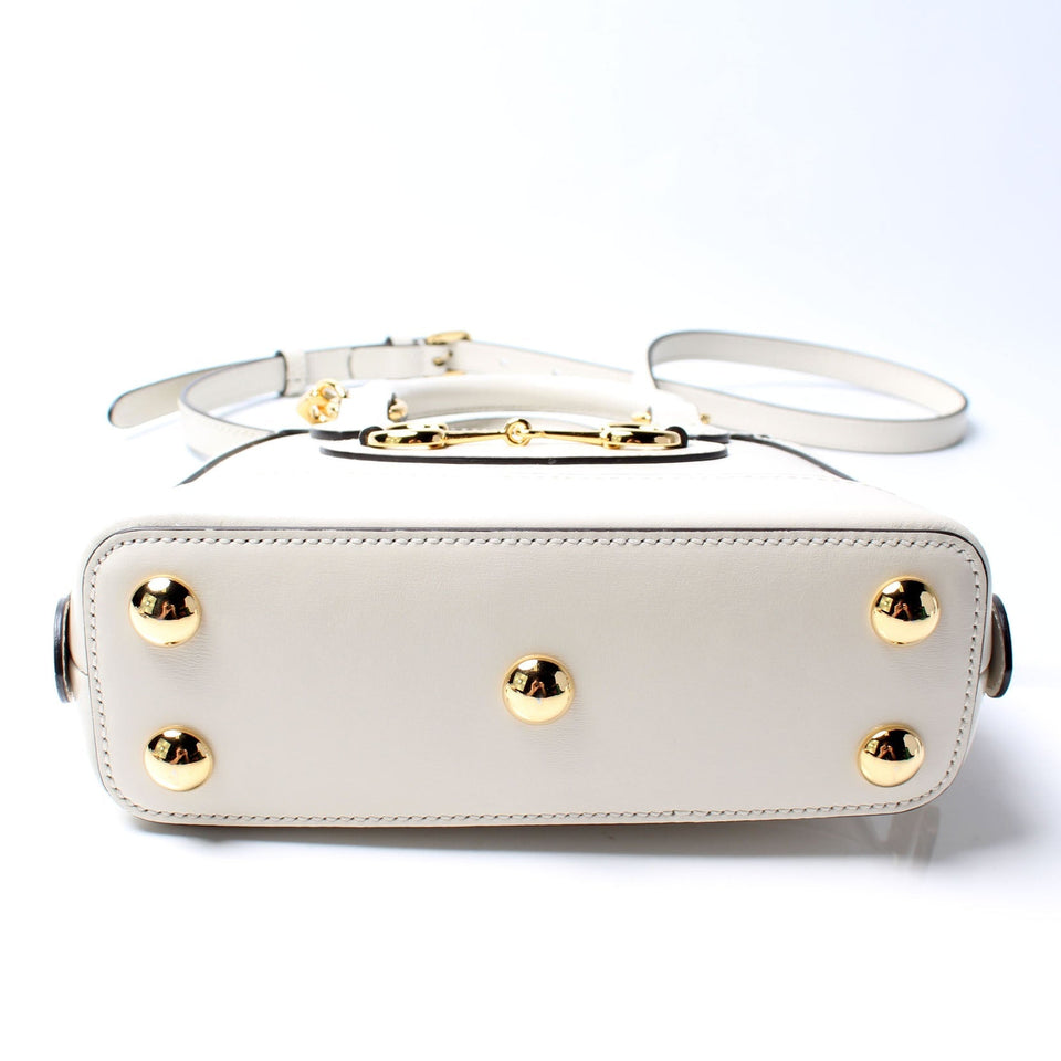 Gucci 640716 Horsebit 1955 Mini Top Handle Leather Bag