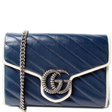 Gucci 534563 Marmont Torchon Chain Wallet Bag