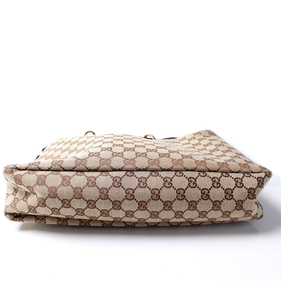 Gucci 115867 Horsebit GG Hobo Bag