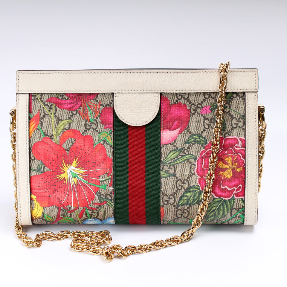 Gucci 503877 GG Supreme Ophidia Small Chain Bag