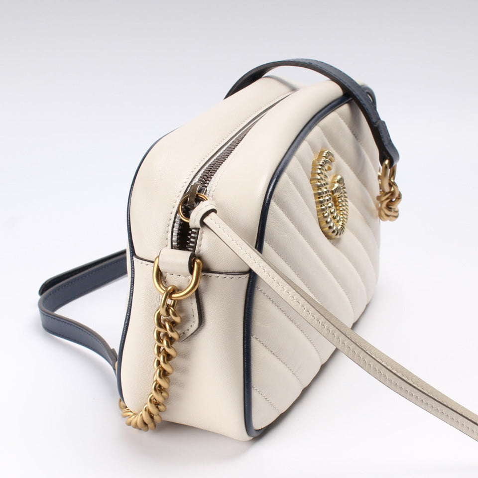 Gucci 447632 Marmont Small Leather Camera Bag