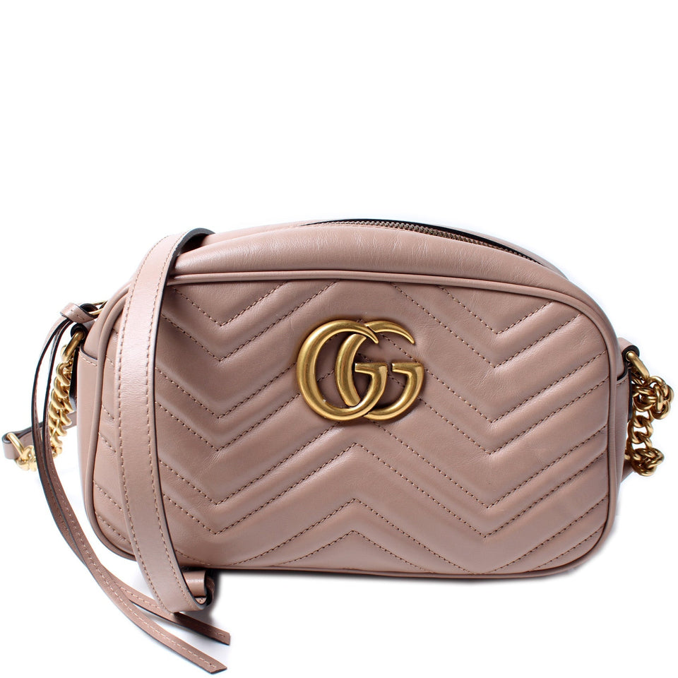 Gucci 447632 Marmont Small Leather Camera Bag