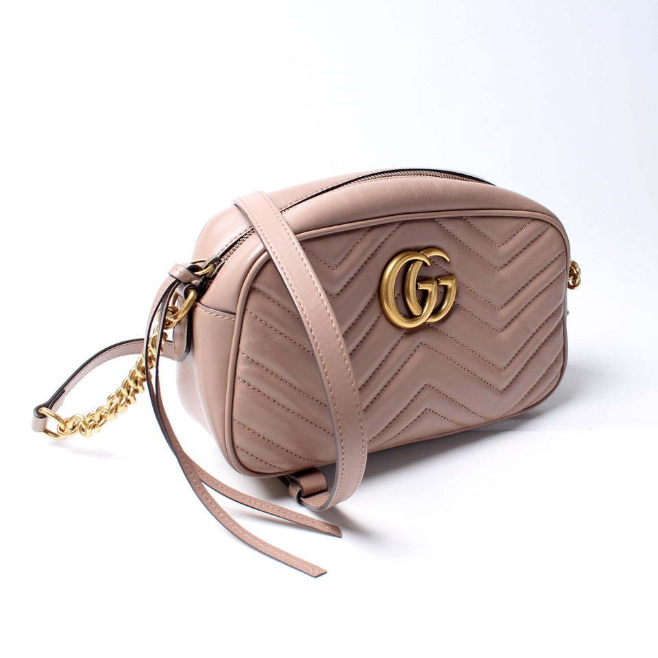 Gucci 447632 Marmont Small Leather Camera Bag