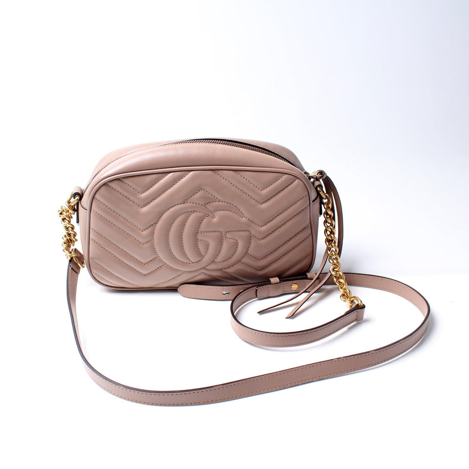 Gucci 447632 Marmont Small Leather Camera Bag