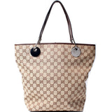 Gucci 120836 GG Canvas Tote Bag
