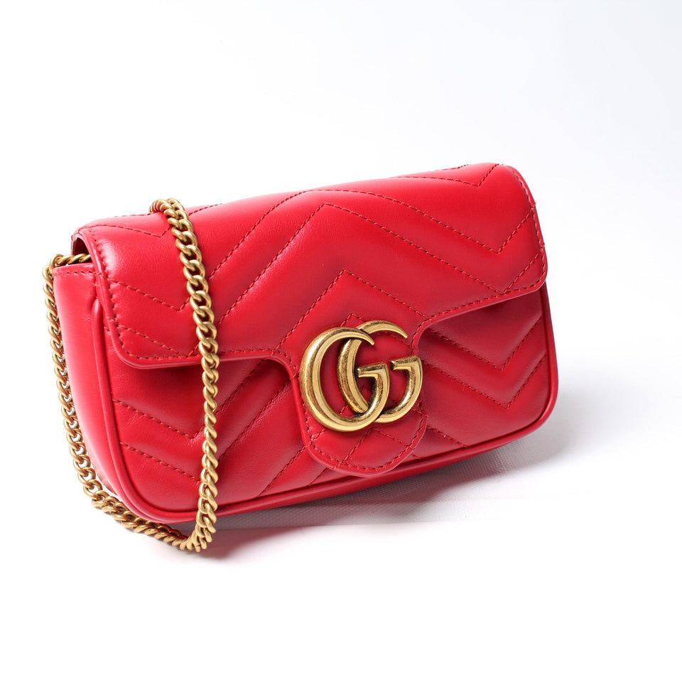 Gucci 476433 Marmont Super Mini Flap Bag