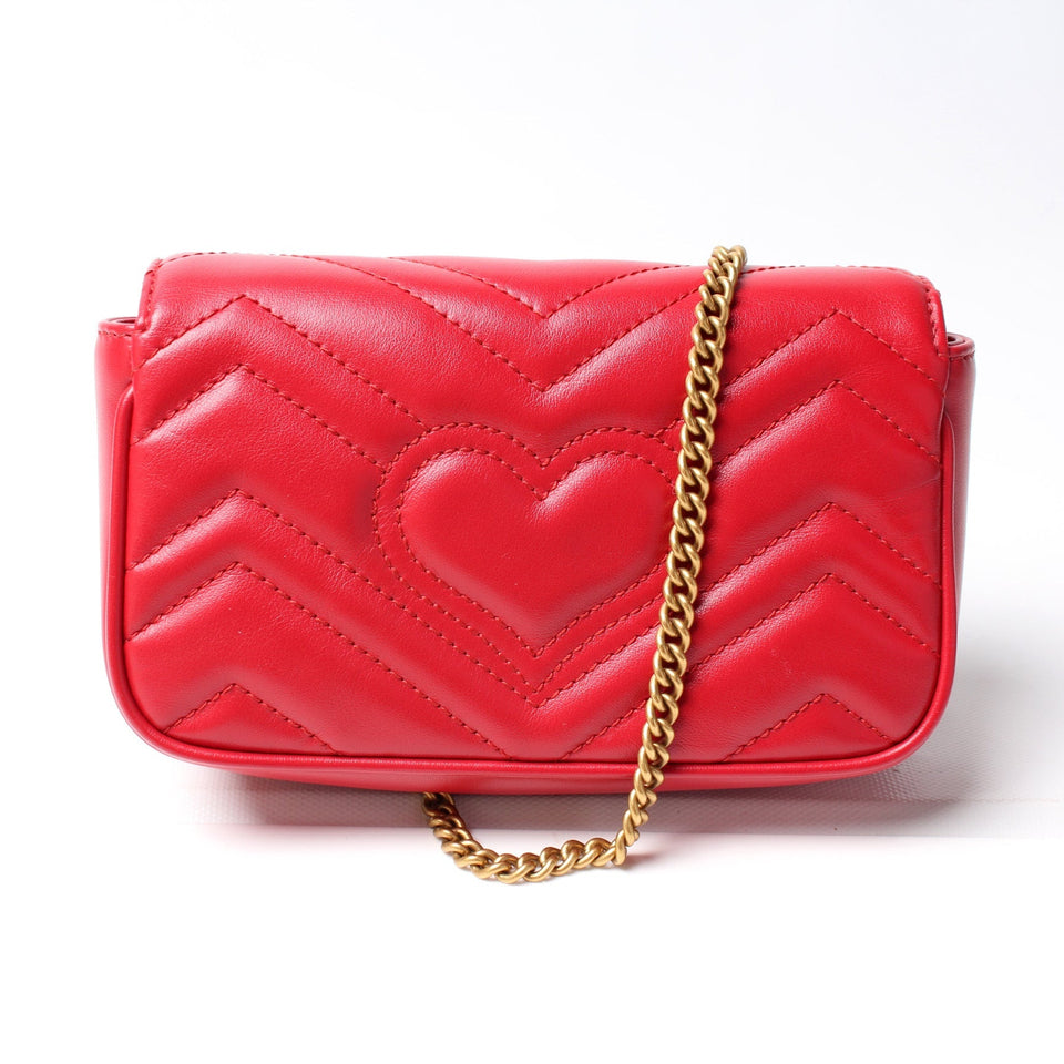 Gucci 476433 Marmont Super Mini Flap Bag
