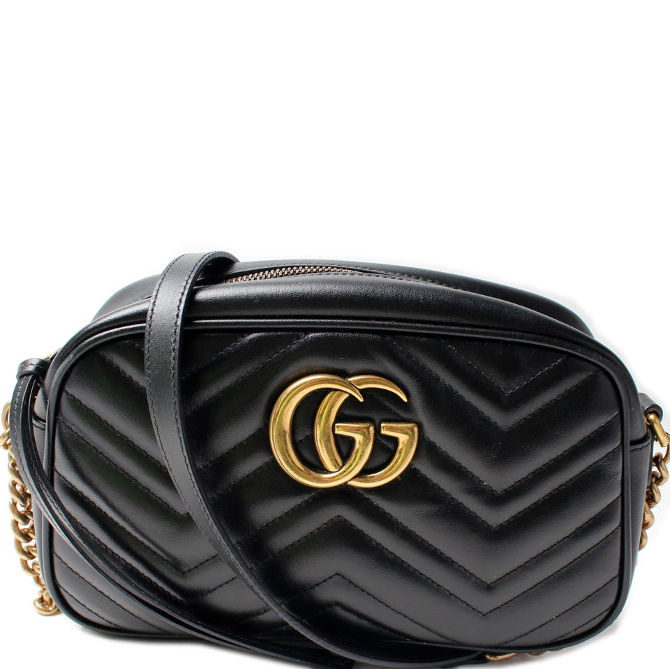 Gucci 447632 Marmont Small Leather Camera Bag