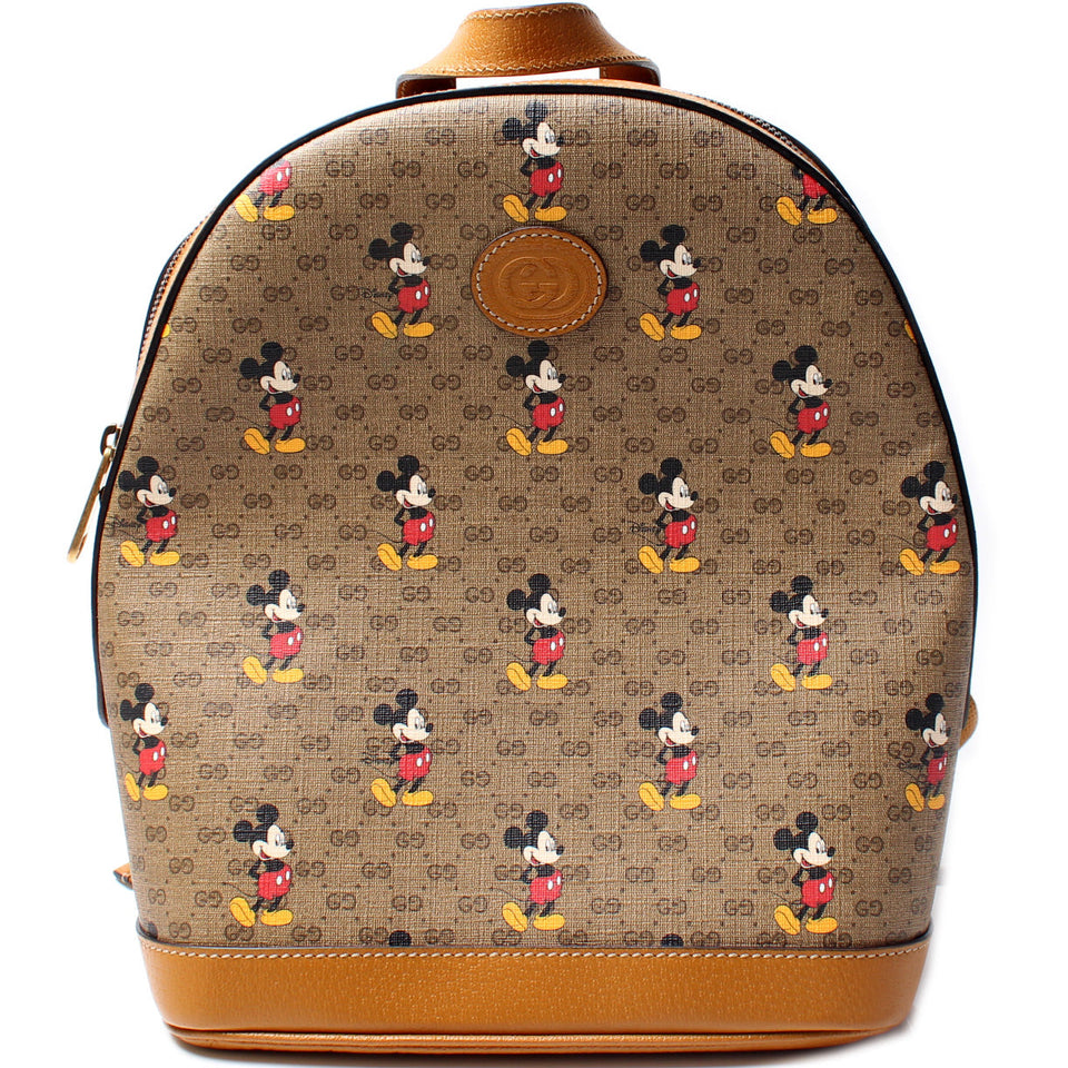 Gucci 552884 Disney X Mickey GG Supreme Backpack Small Bag